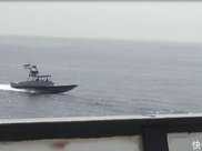 美伊爆發海上對峙，伊朗武裝快艇高速逼近美艦，美軍邊機動邊開火