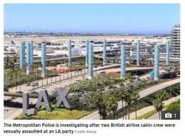 鬧出國際事件！兩名空姐稱在洛杉磯豪宅遭下藥性侵，英國警方調查