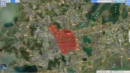 蘇州市6區中，各個區的建成區面積是多大呢？我們一起來測量