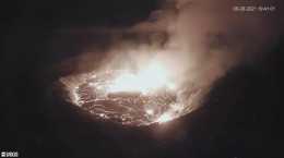 危險警戒：夏威夷基拉韋厄火山噴發 裂口形成熔岩湖
