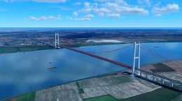 漢南長江大橋專案有新進展，擬採用1600米主跨一跨過江