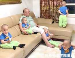 月薪上萬的寶爸，面對五胞胎也是“杯水車薪”，網友：幸福也鬧心