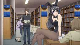 【動漫解說】那一天，我在圖書館裡撿到了野生兔女郎學姐
